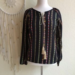 Long Sleeve Top, Size S